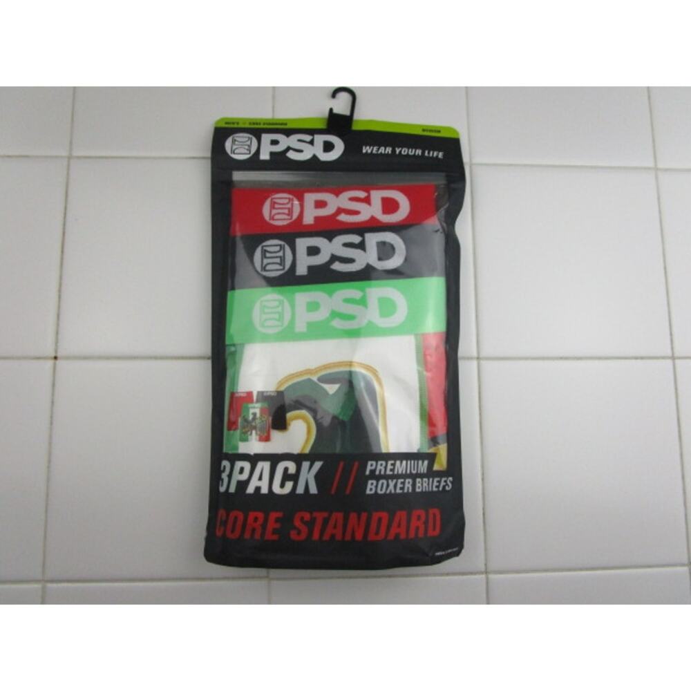 PSD Standard Core Mexico Bird Flag Men's Medium‎ (32-34) Premium Boxer Briefs